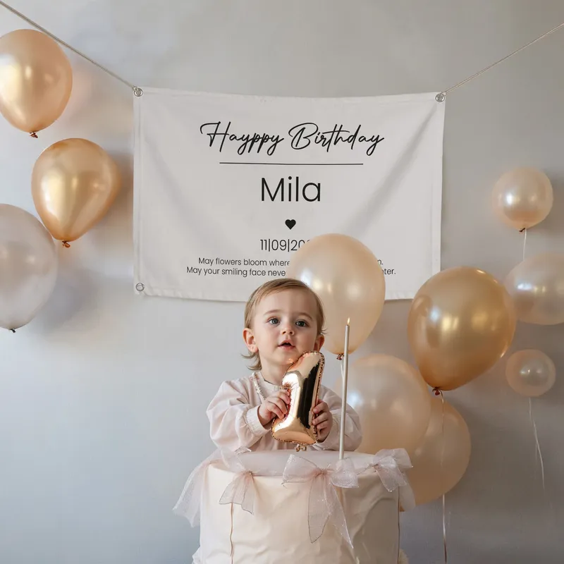 Personalised Birthday Banner 45 x 70 cm
