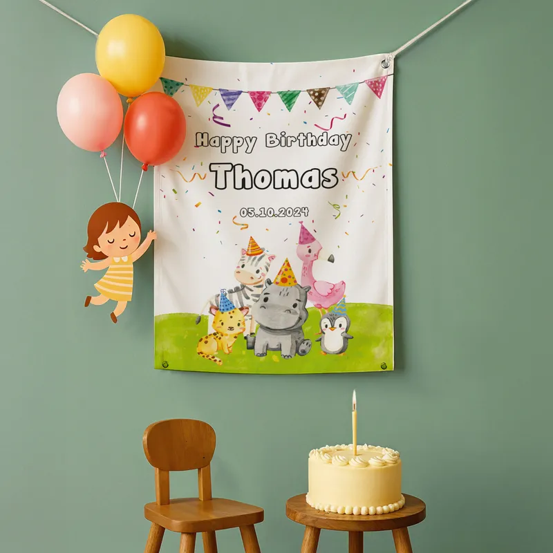Personalised Birthday Celebration Poster for Kids 17 x 27 Inches