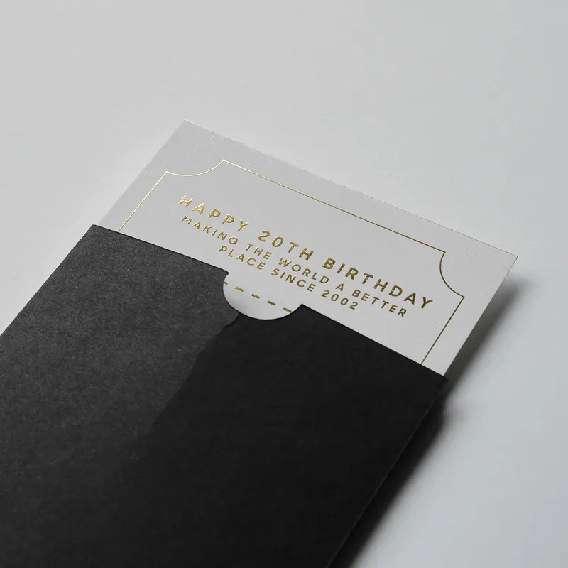 Personalized Birthday Gift Scratch-Off Gift Ticket