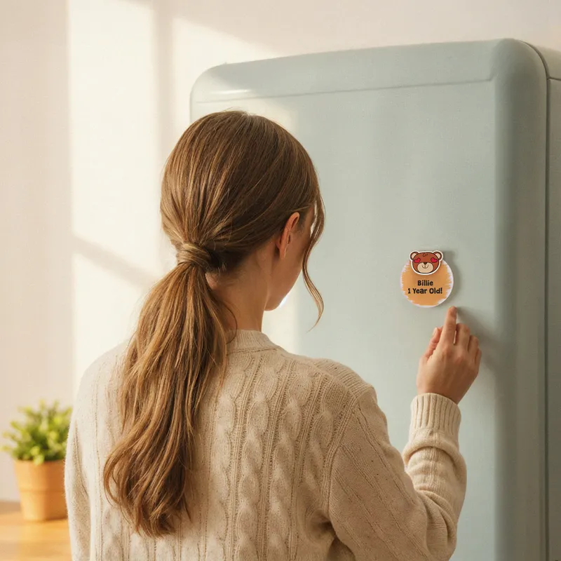 Personalized Birthday Magnets 10-Pack Keepsake Gift