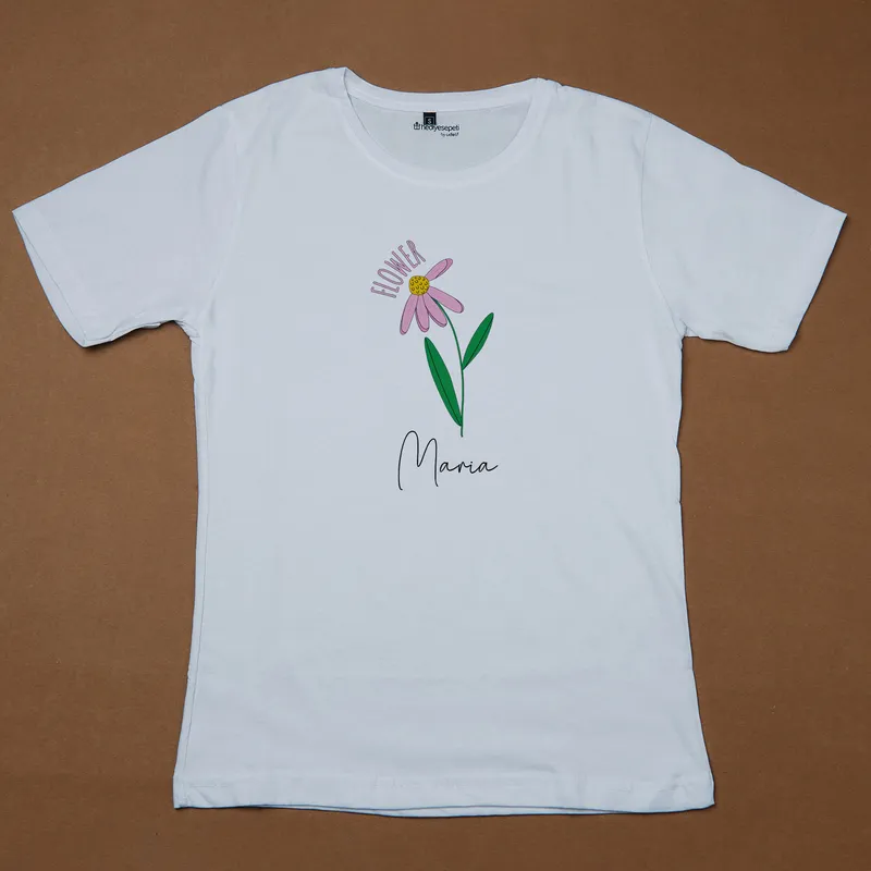 Personalised Mommy and Baby Matching T-Shirt and Romper Set