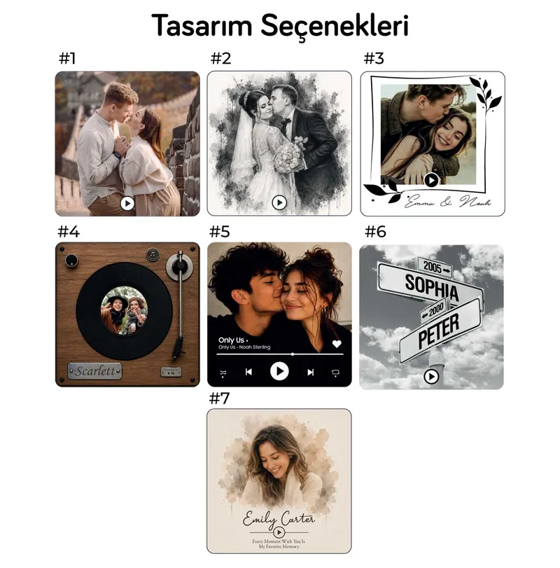 Personalized Bluetooth Music Magnet with Voice Recording
