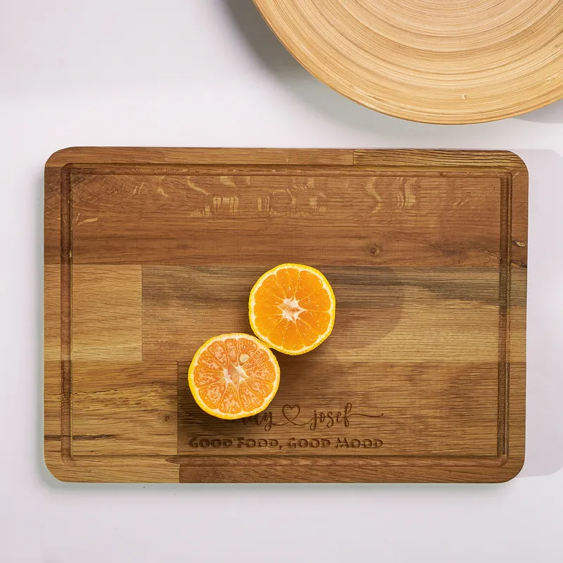 Personalized Botanical Name Engraved Cutting Board