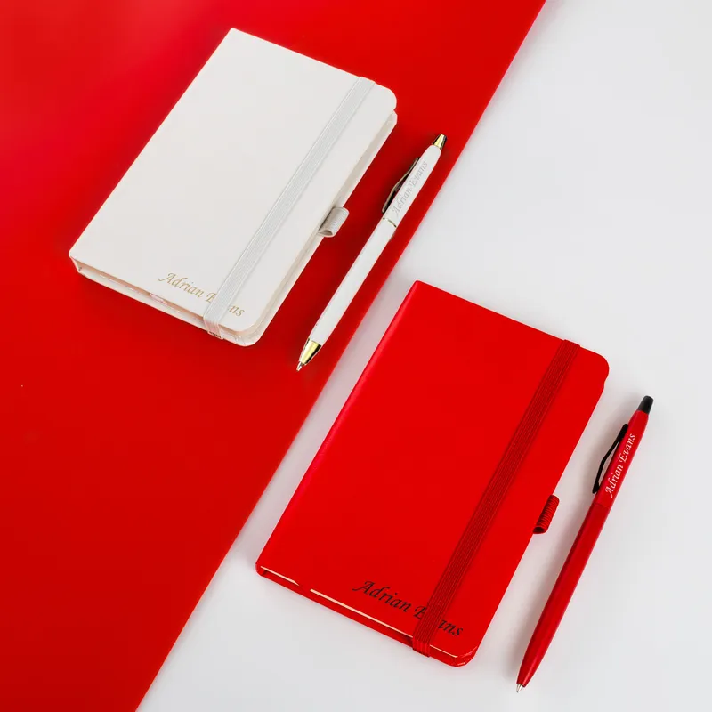 Personalized Boxed Pen and Notebook Set