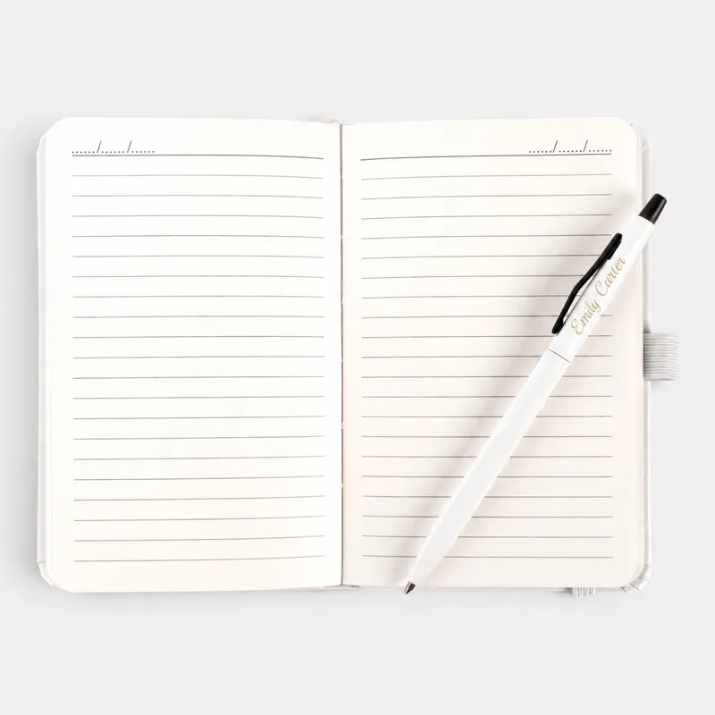 Personalized Boxed Pen and Notebook Set