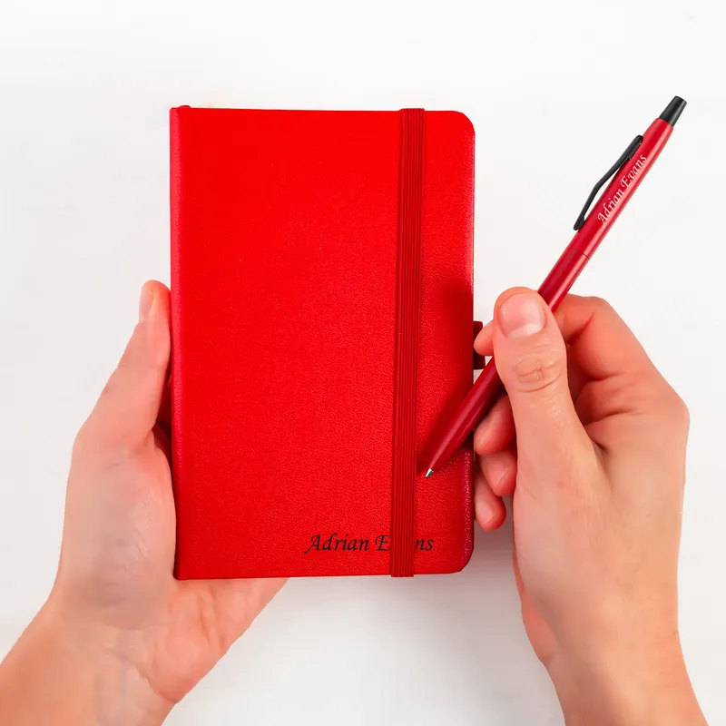 Personalized Boxed Pen and Notebook Set