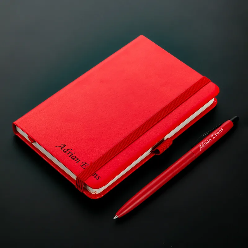 Personalized Boxed Pen and Notebook Set