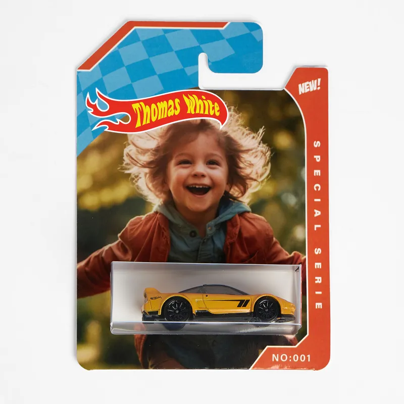 Personalized Boxed Toy Car with Photo Gift