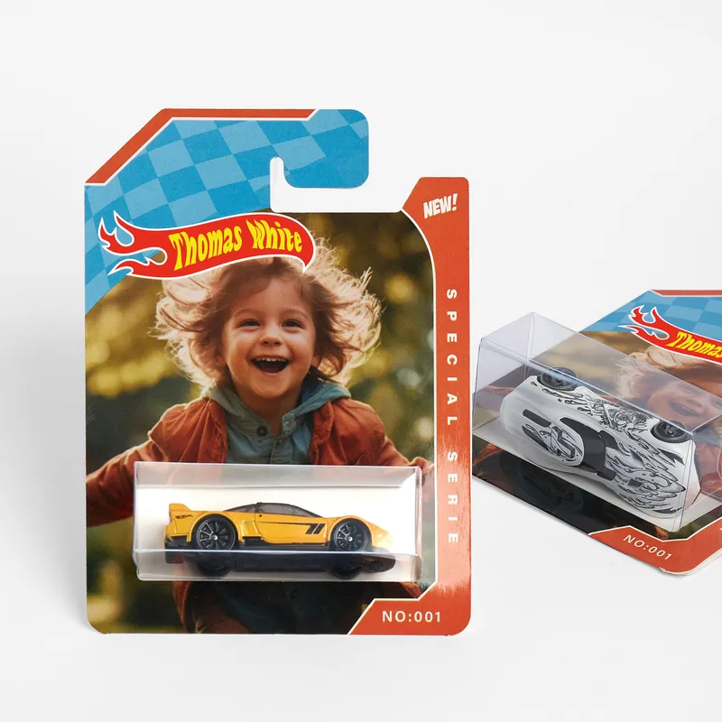 Personalized Boxed Toy Car with Photo Gift