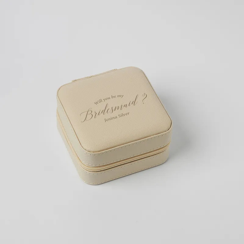 Personalized Bridesmaid Jewelry Organizer Box