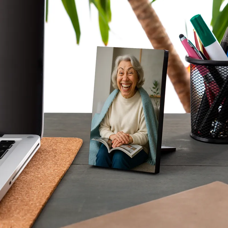 Personalized Caricature Photo Desktop Frame