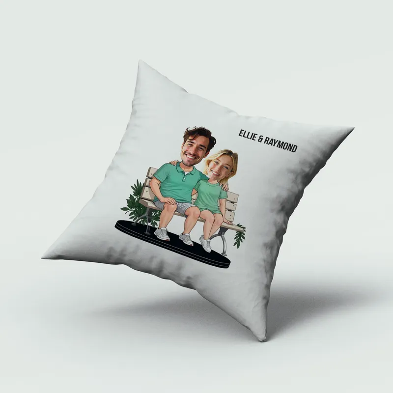 Personalized Cartoon Couple Pillow for Unique Gifts