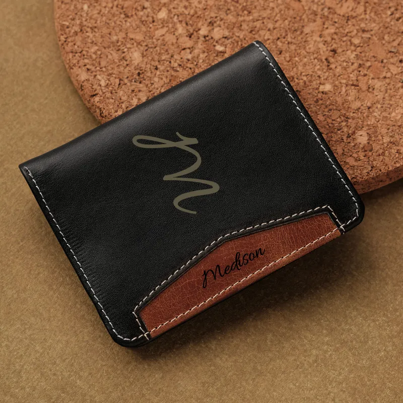 Personalized Casual/Sports Card Holder Wallet