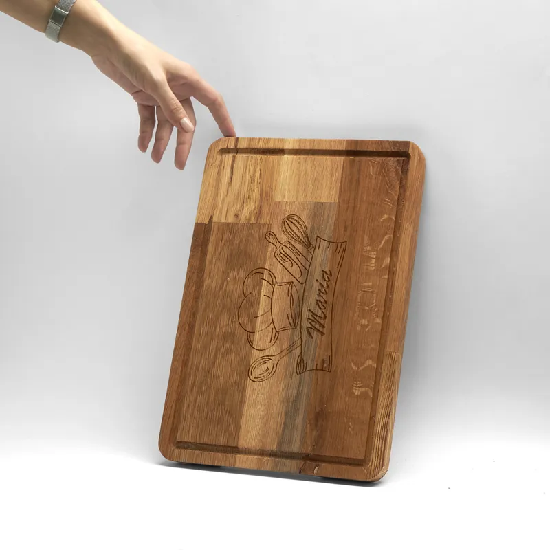 Personalized Chef Name Wooden Cutting Board