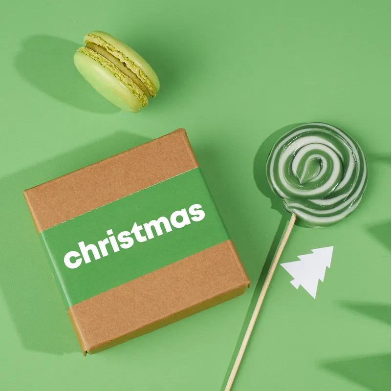 Personalized Christmas Accordion Photo Box