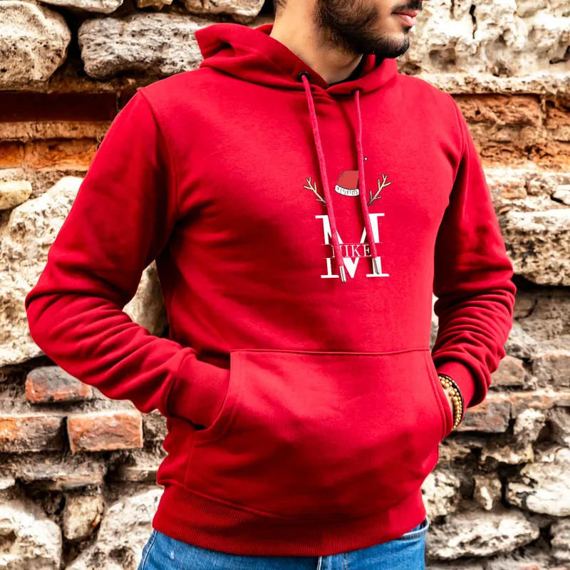 Personalized Christmas Design Hooded Sweatshirt