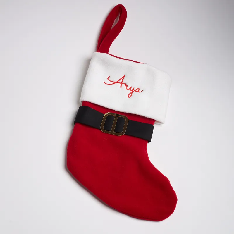 Personalized Christmas Fireplace Stocking