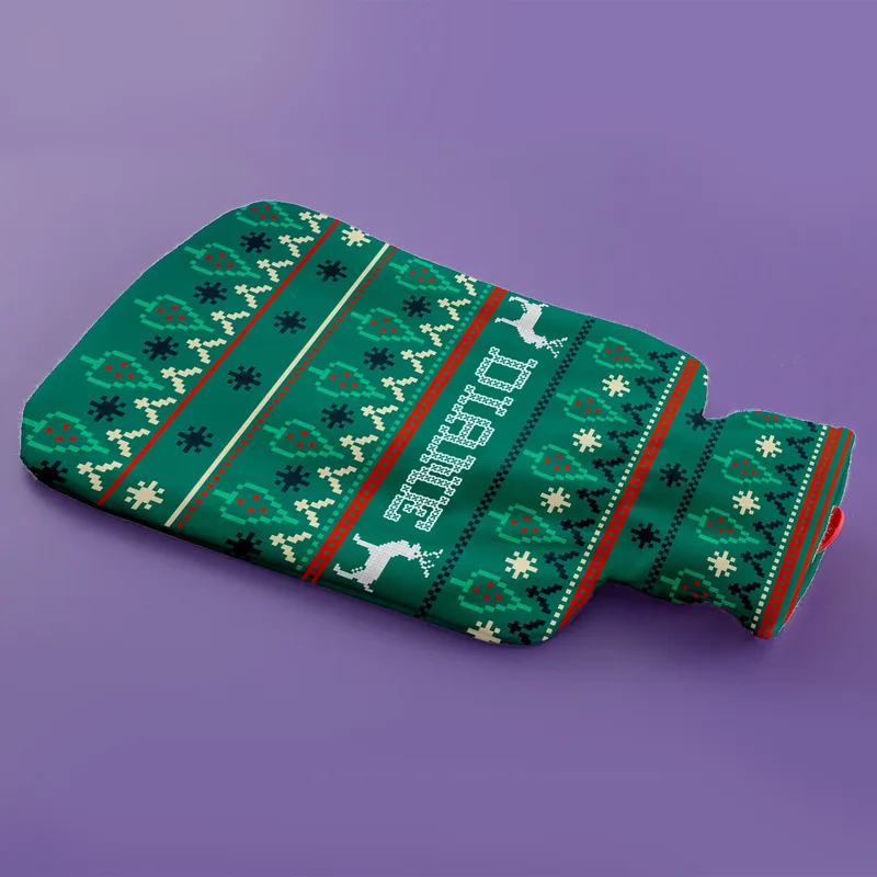 Personalized Christmas Hot Water Bottle Gift