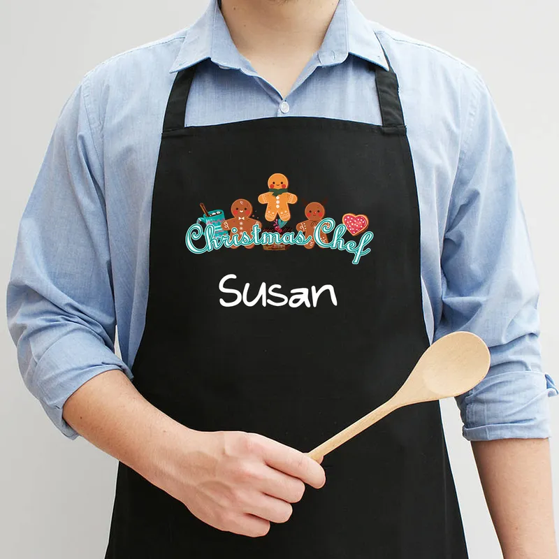 Personalized Christmas Kitchen Apron