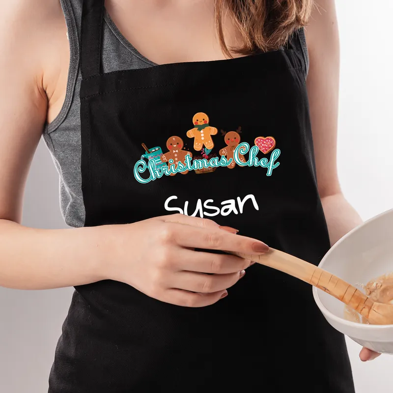 Personalized Christmas Kitchen Apron