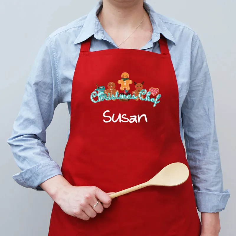 Personalized Christmas Kitchen Apron