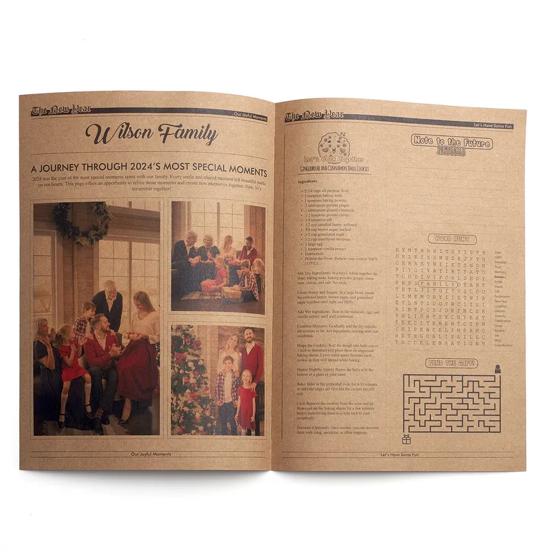 Personalized Christmas Newspaper