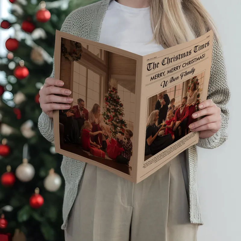 Personalized Christmas Newspaper