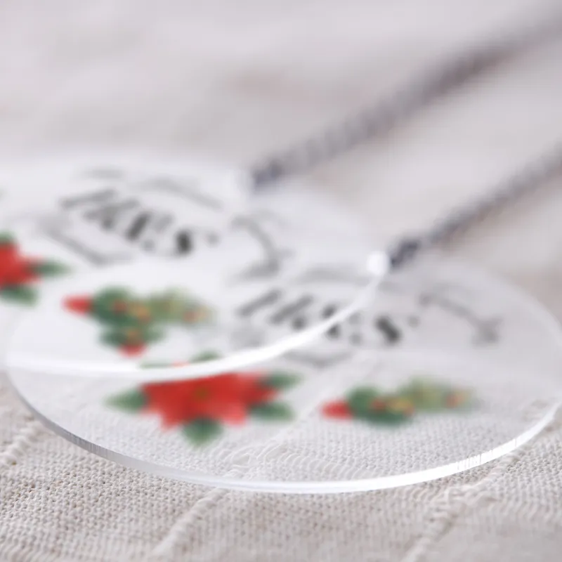 Personalized Christmas Ornament with Letters