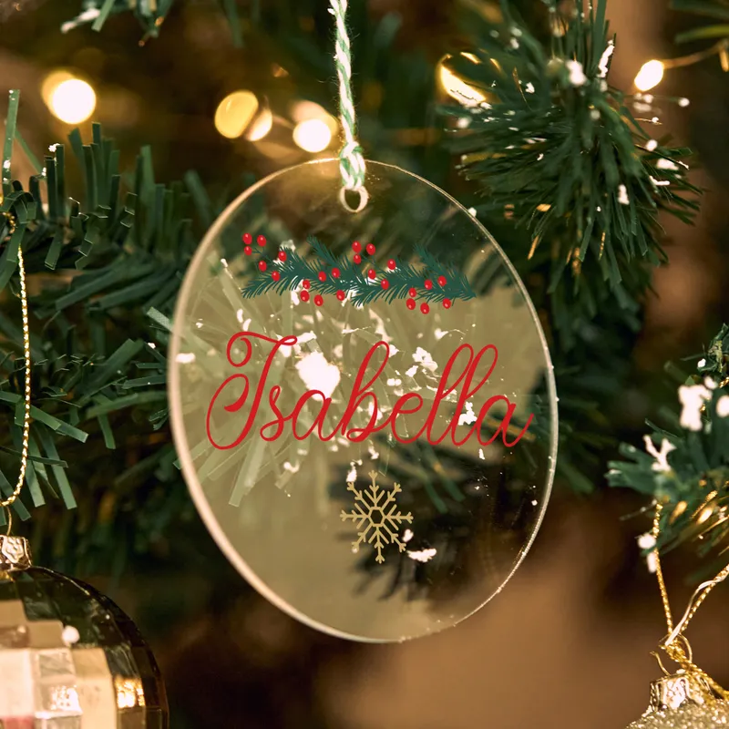 Personalized Christmas Ornament with Name