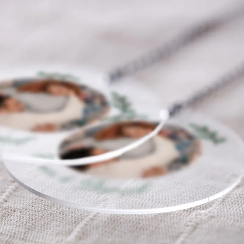 Personalized Christmas Ornament with Photo and Name