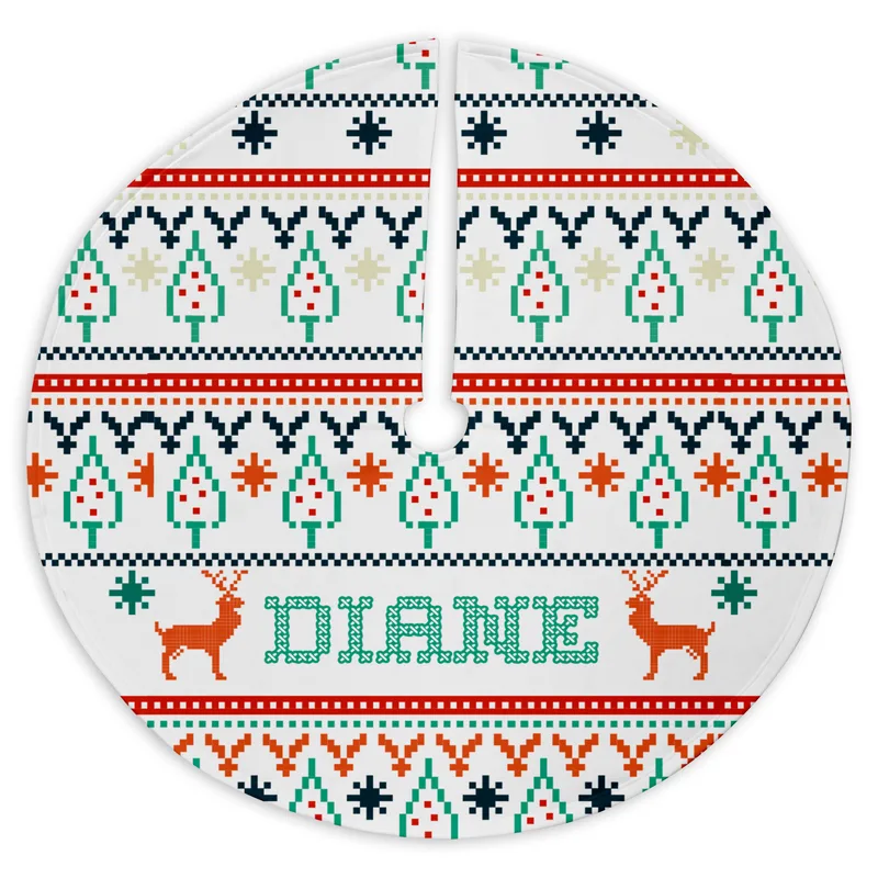 Personalised Christmas Tree Skirt for Festive Home Décor