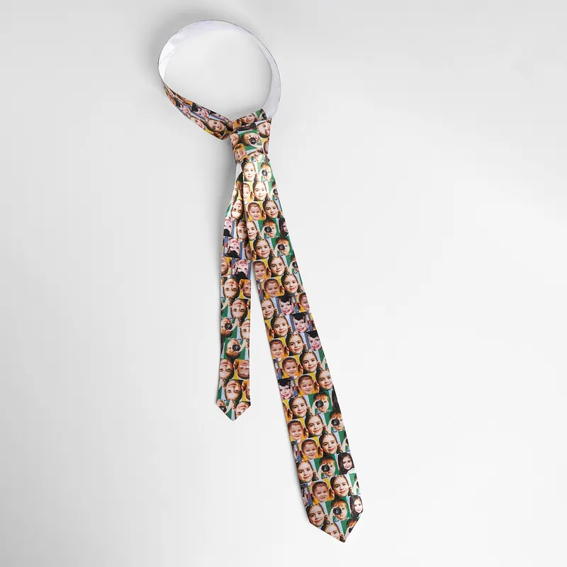 Personalized Collage Photo Tie