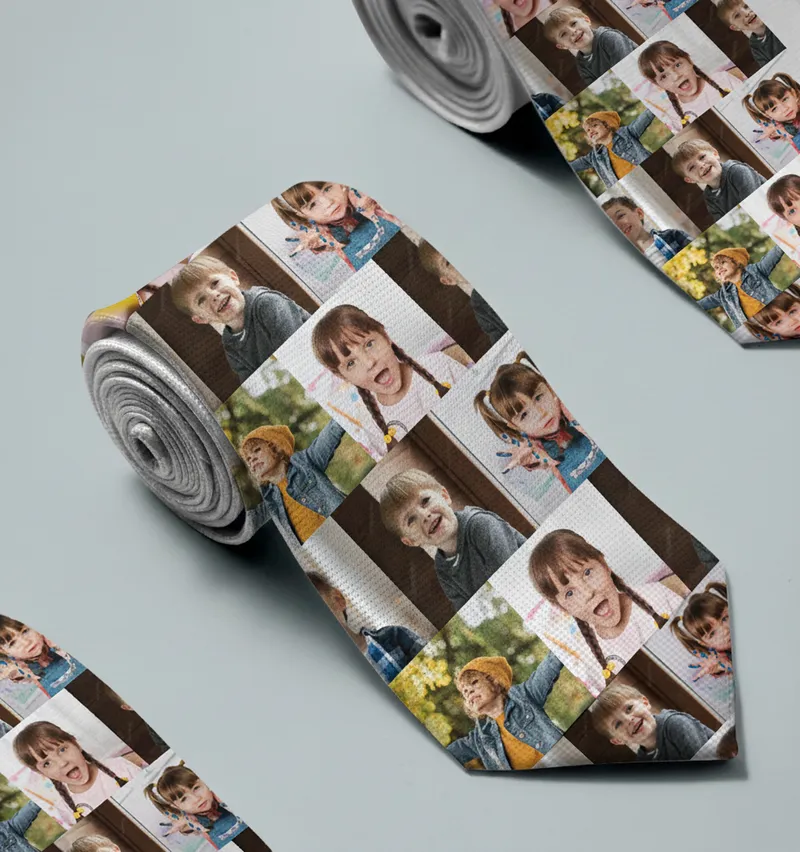 Personalised Photo Tie with a Humorous Twist