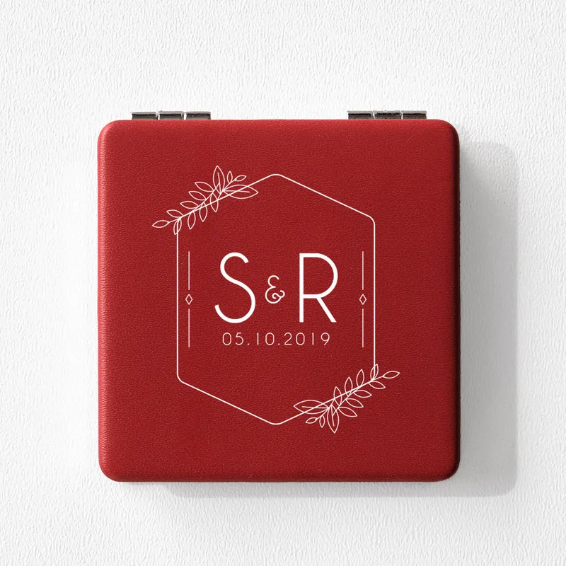 Personalized Compact Mirror for Women