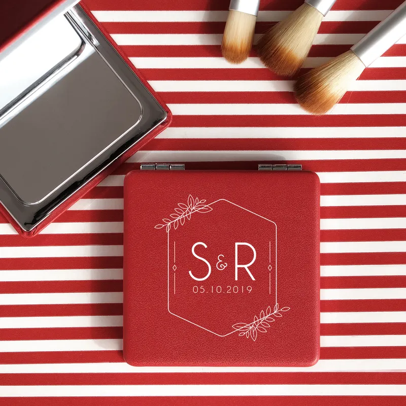 Personalized Compact Mirror for Women