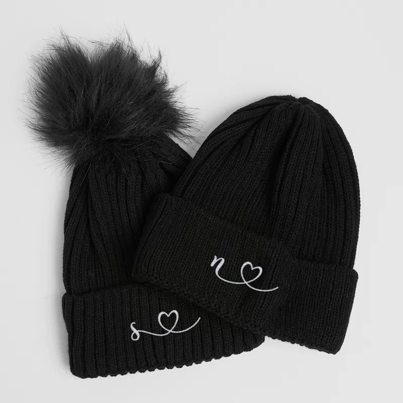 Personalized Couple Beanie Set for Couple