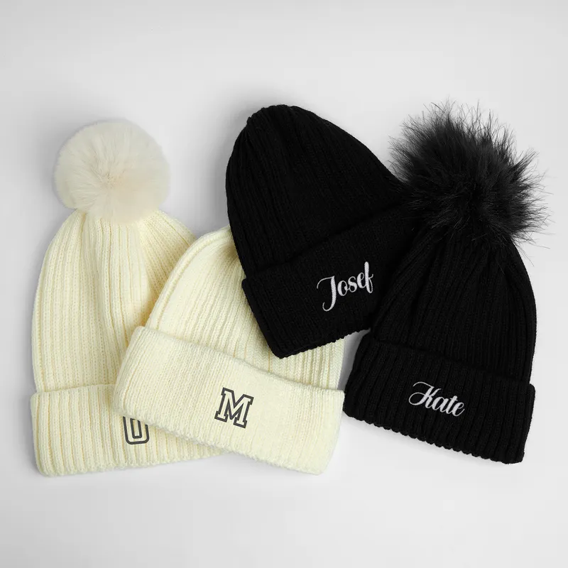 Personalized Couple Beanie Set for Couple