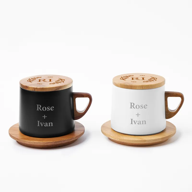 Personalized Couple's Thermal Mug with Names