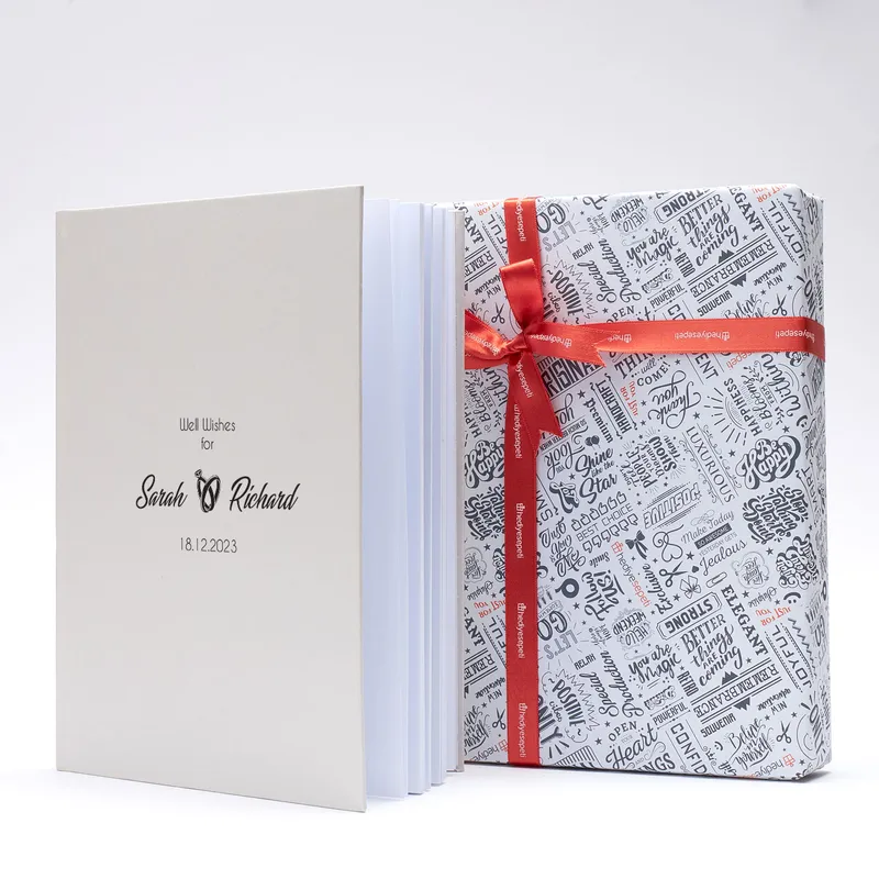 Personalized Cover Wedding Memory Book