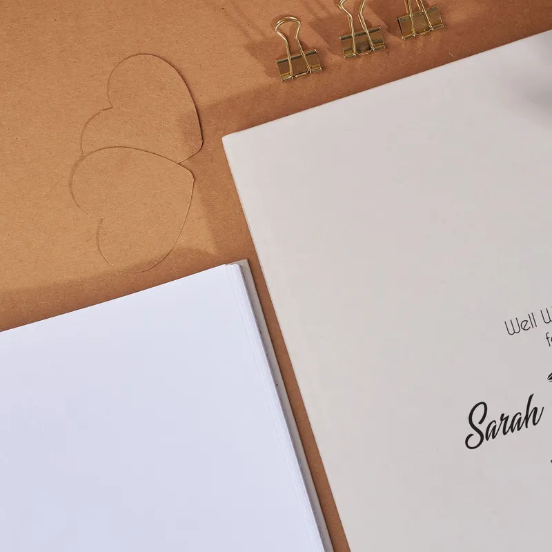 Personalized Cover Wedding Memory Book