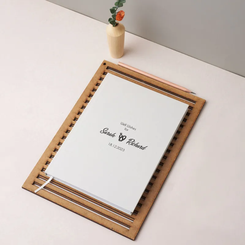 Personalized Cover Wedding Memory Book