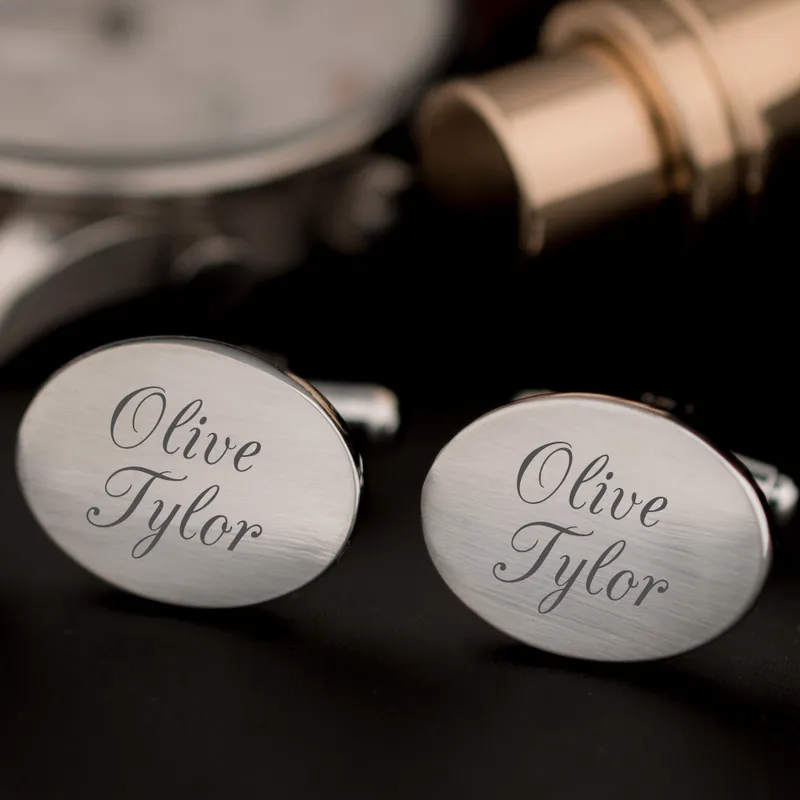 Personalized Cufflinks in a Custom Box