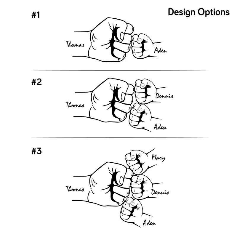 Personalized Dad T-Shirt for Number of Kids
