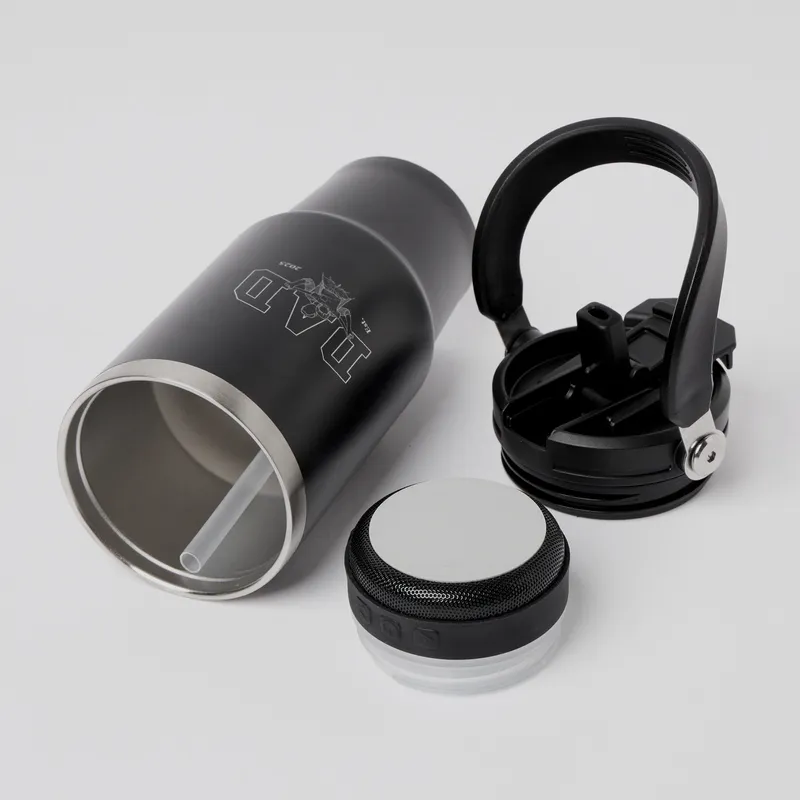 Personalized Dad Thermos with Bluetooth Speaker