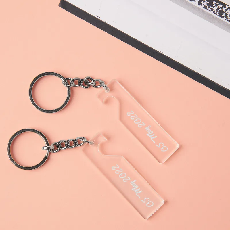 Personalized Date Heart Keychain for Couples