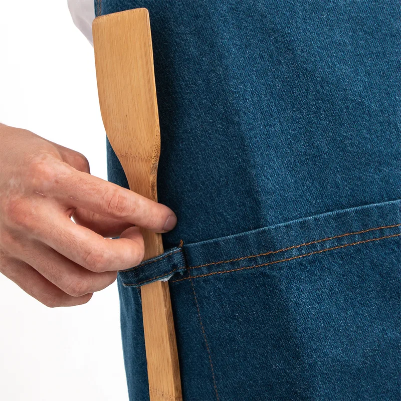 Personalized Denim Chef Apron with a Lovely Chef Message