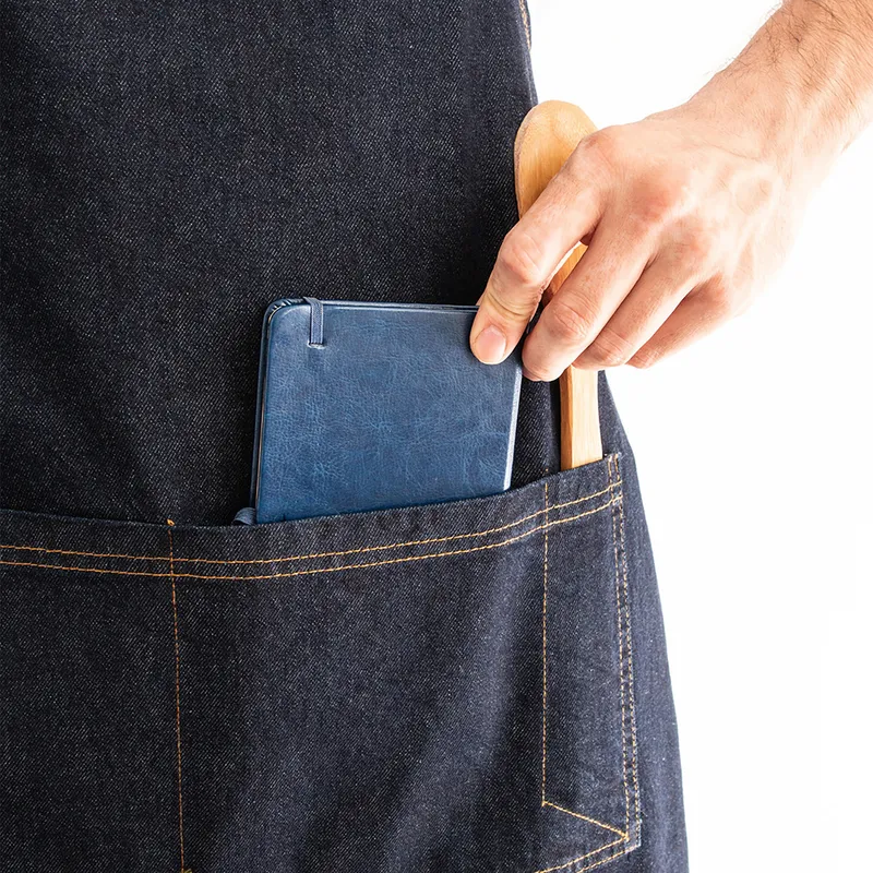 Personalized Denim Chef Apron with a Lovely Chef Message