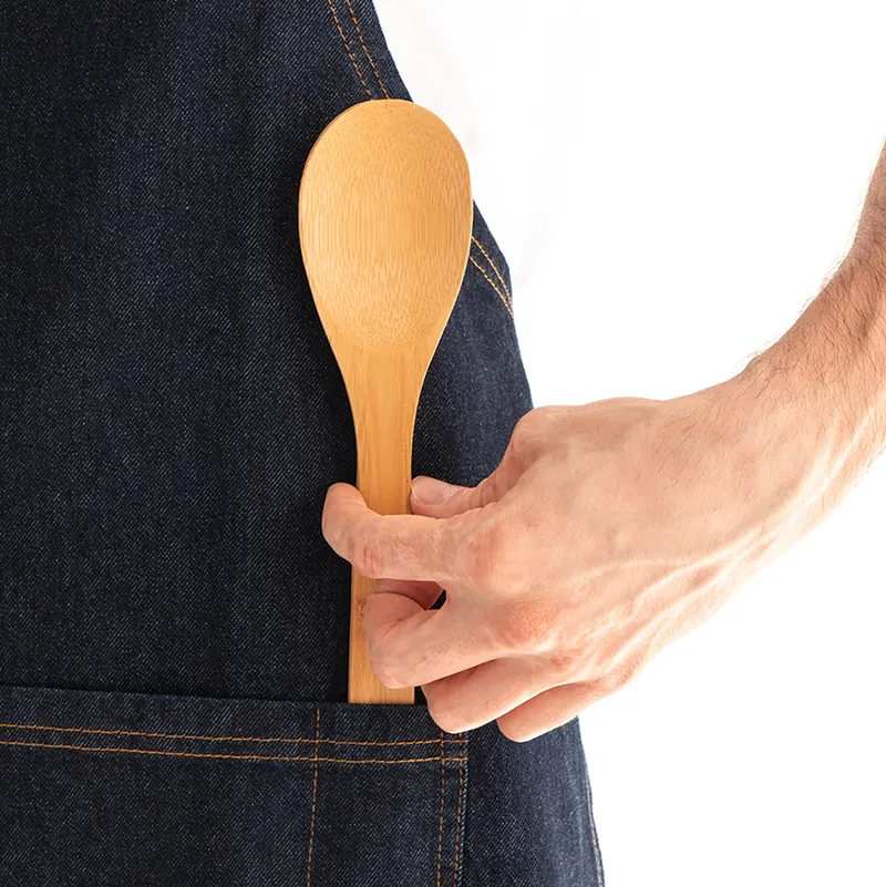 Personalized Denim Chef Apron with a Lovely Chef Message
