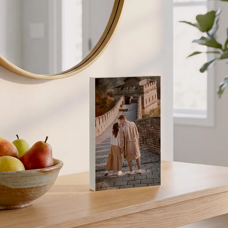 Personalized Desktop Double Sided Acrylic Frame - 4x6