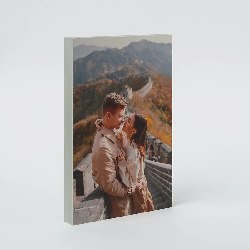 Personalized Desktop Double Sided Acrylic Frame - 4x6